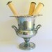 Vintage Silver Plated Champagne Chiller Metallic