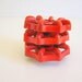 Red Water Valves - Vintage - Steampunk Garden Collection