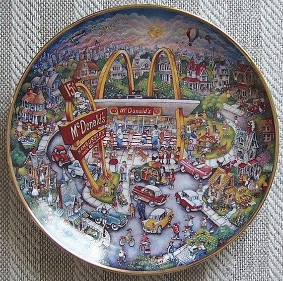 Items similar to McDonalds Collector Plate Issued by The Franklin Mint