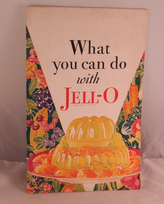 Vintage 1928 JellO Jello Recipe Book