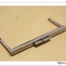 5 1/2 inch Brushed nickel purse frame (purse making supplies) B23