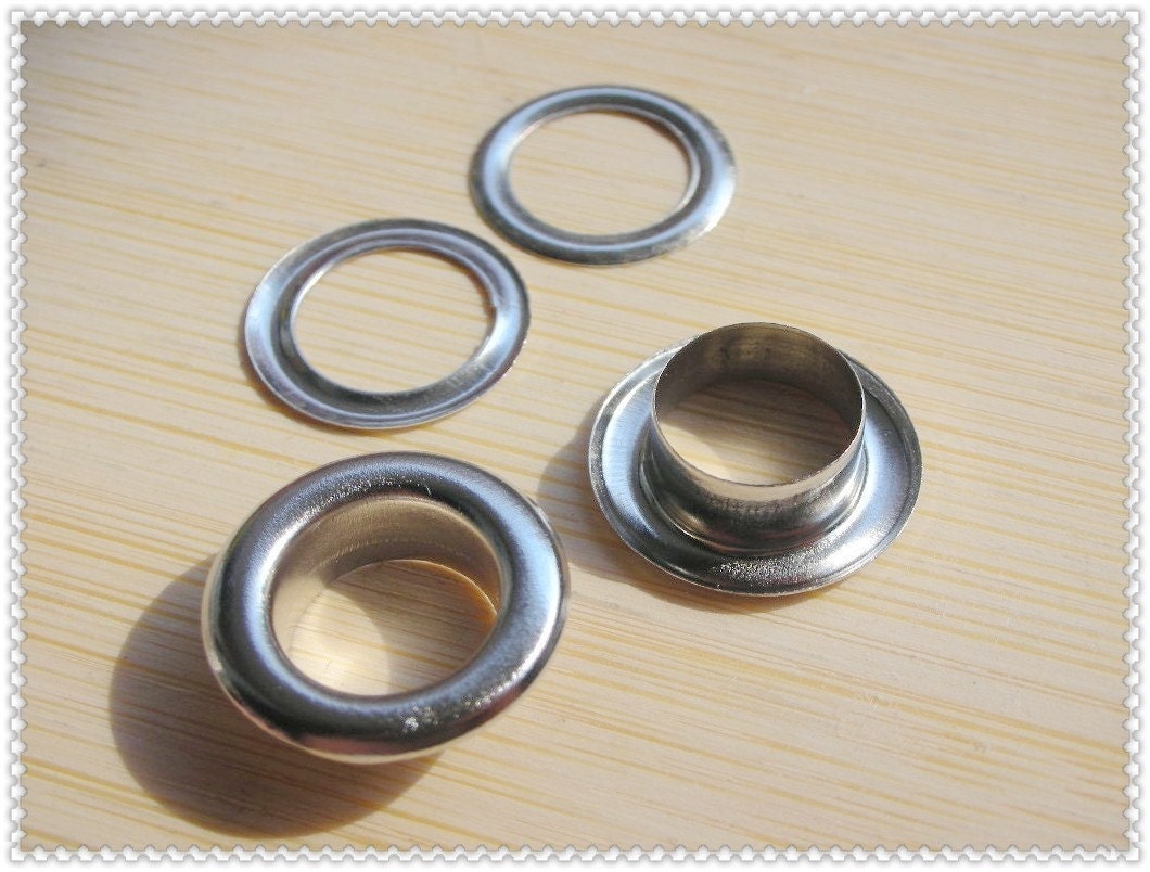 12mm 1/2 inch Nickel eyelets 40pcs grommet