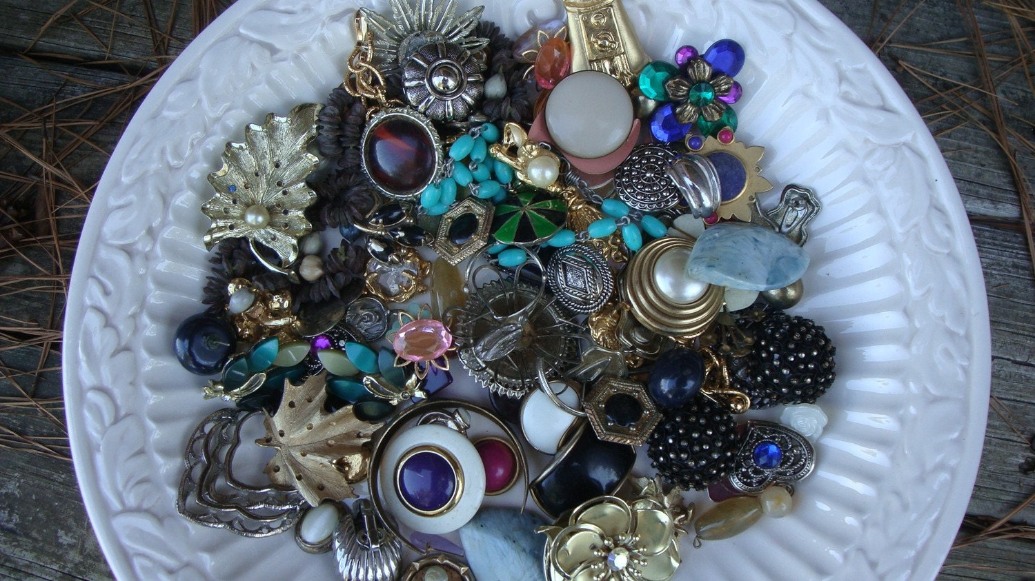 Broken Jewelry Pieces