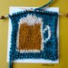 Cheers // Handknitted Note or Greeting Card
