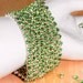 Diamond Meadows Cuff Bracelet in Peridot Crystal - Award Winning Design