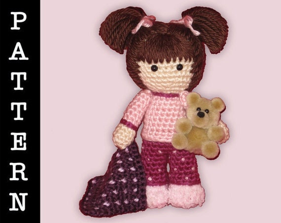 Crochet Pattern Amigurumi Ready for Bed Doll