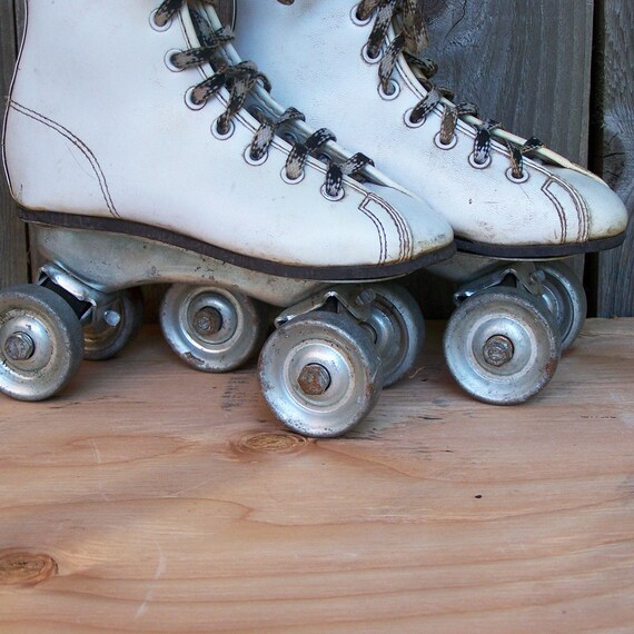 Little Vintage Roller Skates with Metal Wheels
