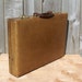 Vintage Caribou Hide Briefcase with Combination Lock