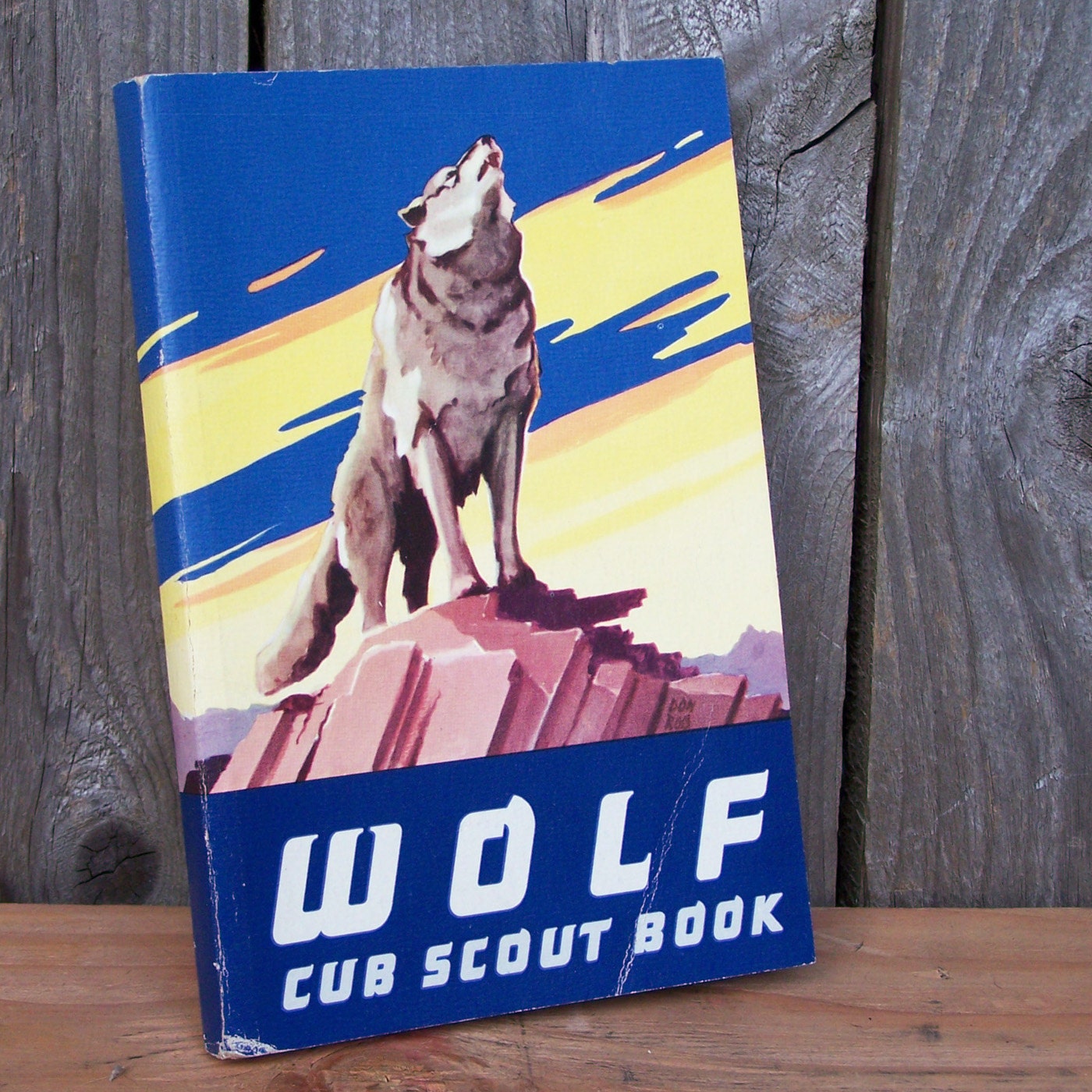 Vintage Wolf Cub Scout Book