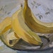 Original painting 'BANANA' by Linda Hunt 6X6