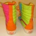 vans off the wall rainbow shoes