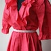 Barbara BarbaraTaffeta sensation vintage 80s dress, marked size 5/6