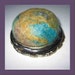 Wet Felted Wool Pincushion - Silver Plated Base - Sewing Accessory - Heirloom Pincushion - Gift for Quilter - Sewing Gift - Novelty Pins