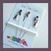 Sewing Themed Decorative Dangle Pins - LAST ONE