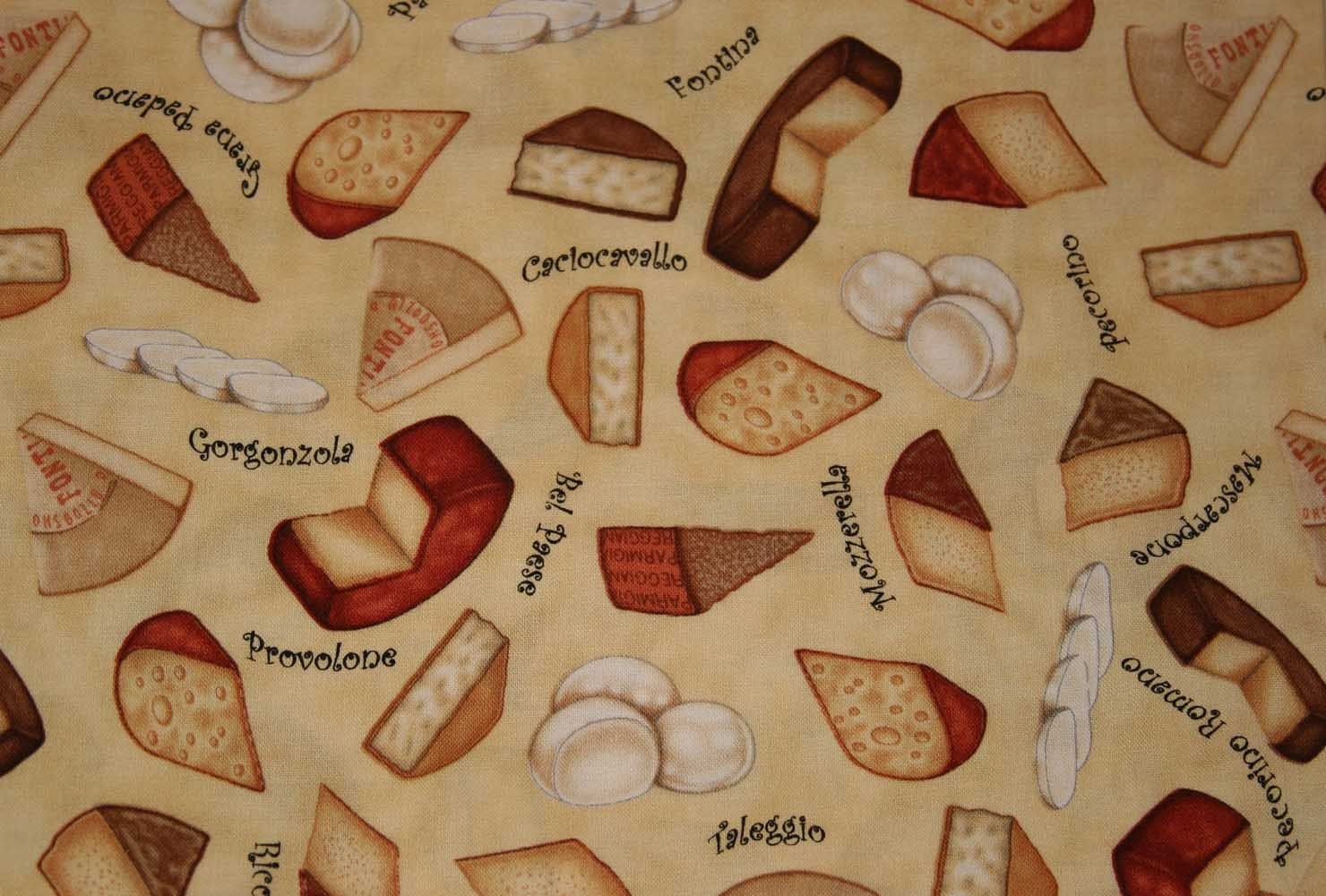 Cheese fabric by Timeless Treasures