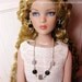 Single-strand Necklace with Matching Earrings fits 16" dolls