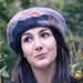 RESERVED felt hat french beret style handmade in france clara