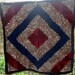 Velvet Log Cabin Quilt Reserved for Susan