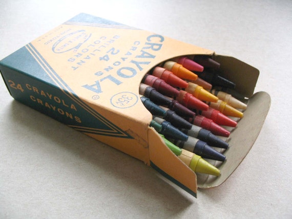 Crayola Crayon No.242 Binney And Smith 24 Box Vintage