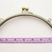 20cm/8inch antique brass half circle purse frame with embossing (antique pattern) and sew holes