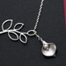 Branch and Calla Lily Necklace