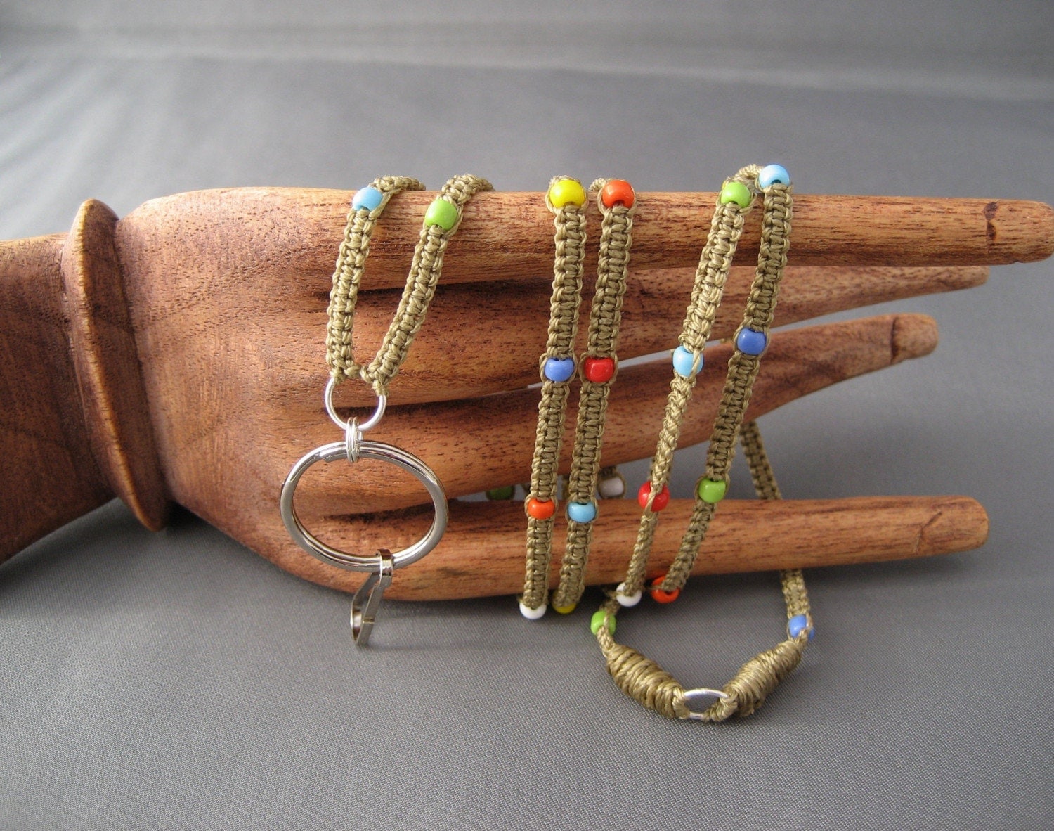 RESERVED for fhionn Macrame Lanyard