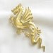 Vintage Gold Tone Dragon Pin or Brooch