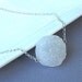 Quartz Druzy Crystal Necklace