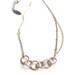 Asymmetry Kin Gin Rings Necklace