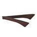 Folding Spring Salad Tongs in Walnut