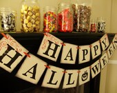 halloween banner decoration, sign, banner, photoprop Il_170x135