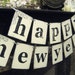 HAPPY NEW YEAR Double Banner Garland Sign