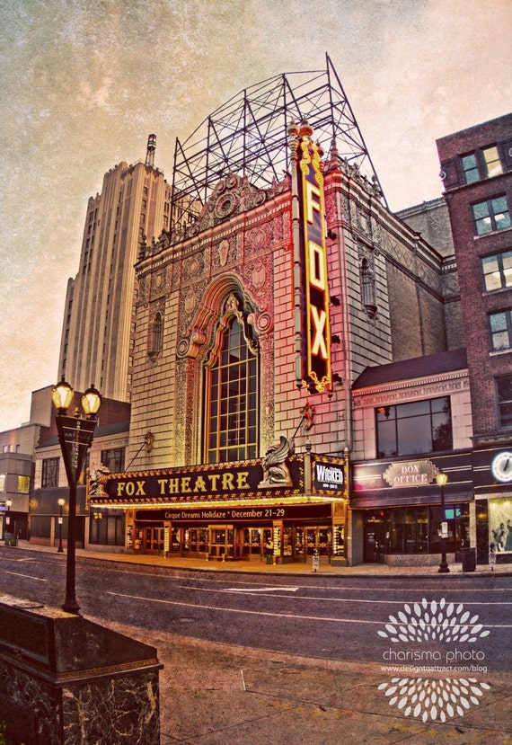 Items similar to Fox Theatre - St. Louis, Missouri on Etsy