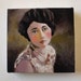 Vintage lady / Tiny canvas print