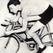 Bicycle Race / Original painting