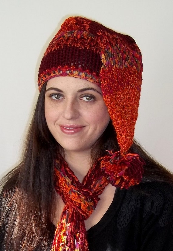 Items similar to Stocking Cap, Knit Hat, Womens Stocking Cap, Handmade