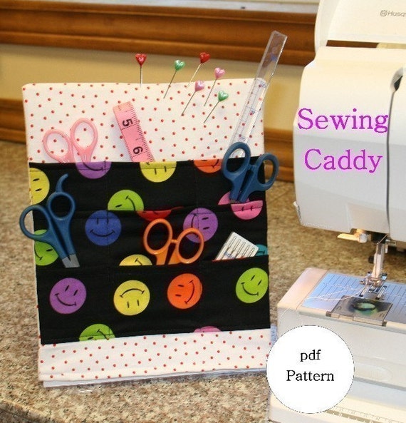 Sewing Caddy pdf Sewing Pattern from flowergirldesign on Etsy Studio