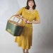 Vintage 1950s Dress // The Dandelion Cotton Day Dress XL XXL