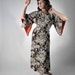 Vintage 1940s Pake Muu // The Singapore Sling Rayon Hawaiian Dress by Malihini