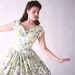 Vintage 1950s Dress // Flirtatious Spring Fling Color Splash Bombshell Cotton Sundress by Jonathan Logan
