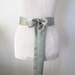 Satin Sash Wedding Sash Bridesmaid Sashes - Sage Green Mint Matte Satin by ccdoodle on etsy - made to order - limited