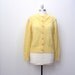 SALE . pale yellow cardigan . M