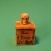 Collector Miniature - Wizard Witch Tin Box of Bone Powder with Skull OOAK 1:12 IGMA