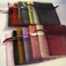 25 Assorted or Solid Color Organza Bags