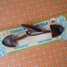 Vintage 1970 Bohemian Toggle Clasp Button Genuine Leather and Wood