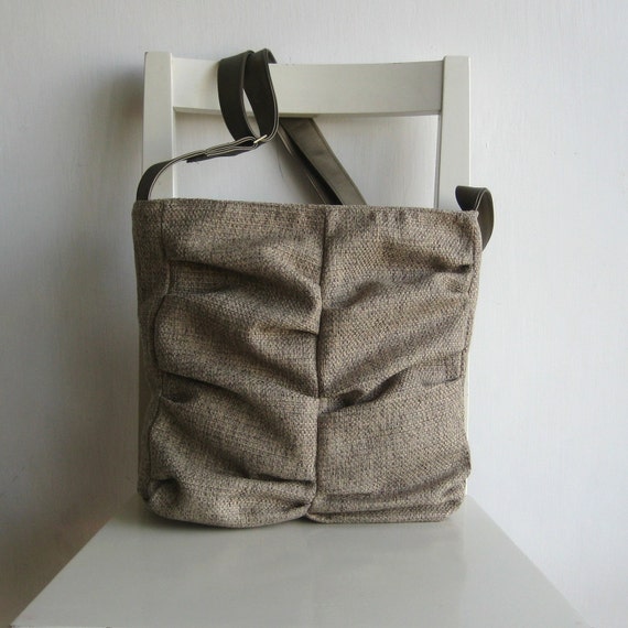 Items similar to Wrinkled Natural Color Bag on Etsy
