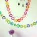 Macarons garland...red-pink-orange