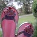 Pink Cupcake Flipflop Suncatcher