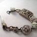 Bone Bridge Flesh Valley. Rustic Gypsy Victorian Tribal Bracelet.