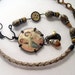 Earth Mother. Rustic Gypsy Victorian Tribal Virgin Mary Necklace.